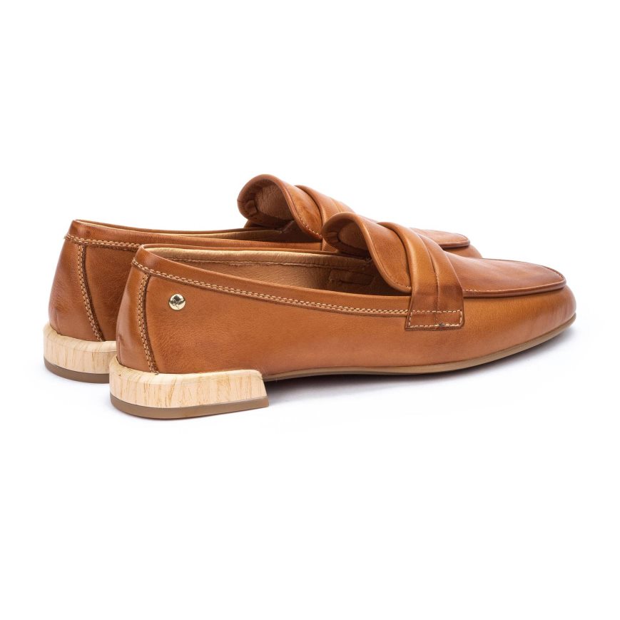 Women's Pikolinos ALMERIA Loafers Brown | NZ JAQ7530